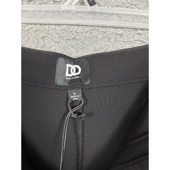 Dee Ocleppo Black Wide Leg Dress Pants Unique Waistband Design Black Size 6 NWTs - Picture 7 of 8